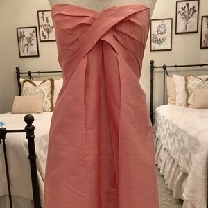 Nicole Miller Dupioni Strapless Dress